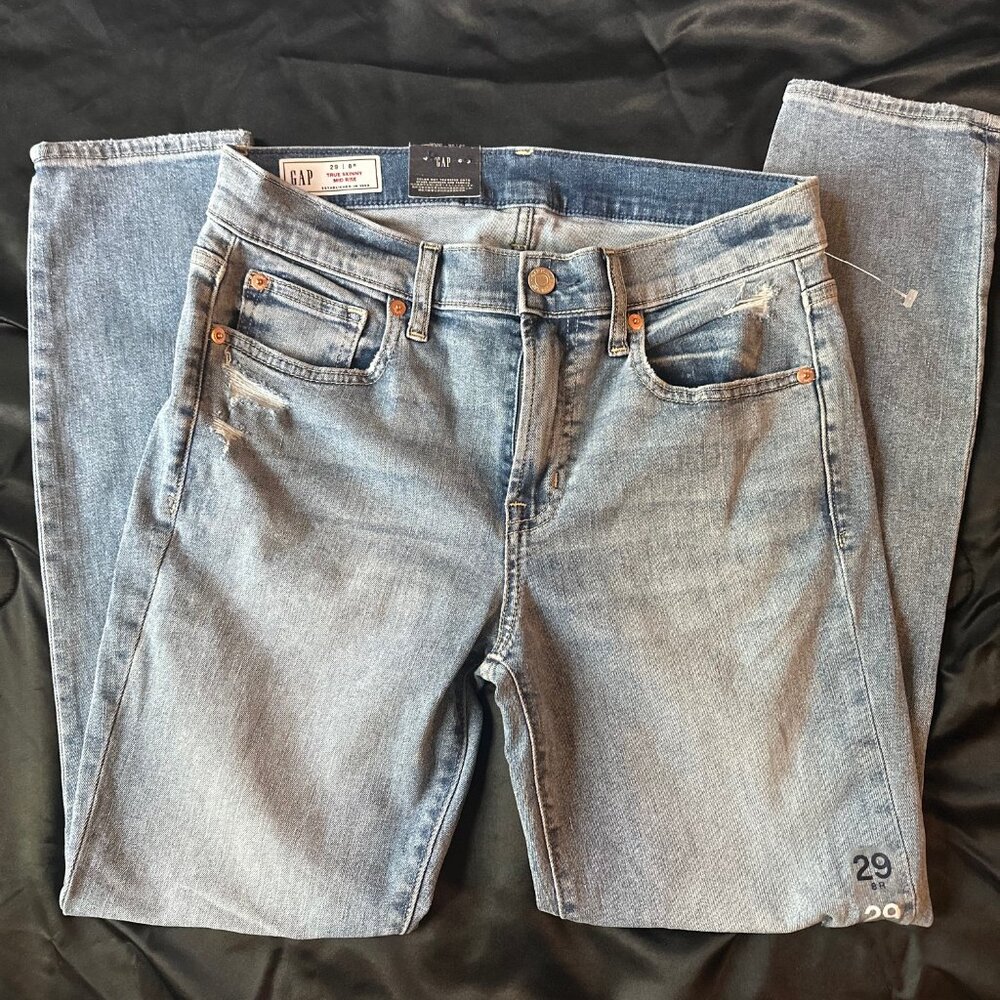 🎀GAP Mid Rise True Skinny Jeans - Picture 8 of 9